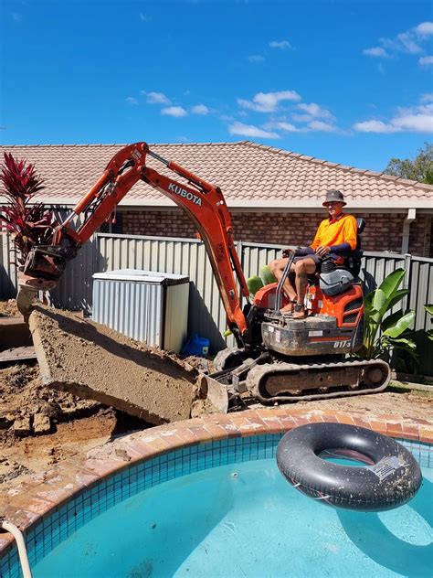 micro excavations pty ltd mini excavator hire gold coast|micro excavations gold coast.